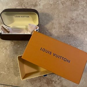 Louis Vuitton sunglasses box with the case
